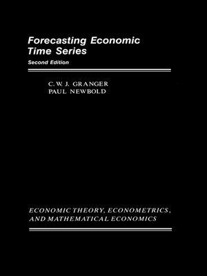 cover image of Forecasting Economic Time Series